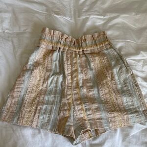 Handmade Women’s High Wait Shorts with pockets size small